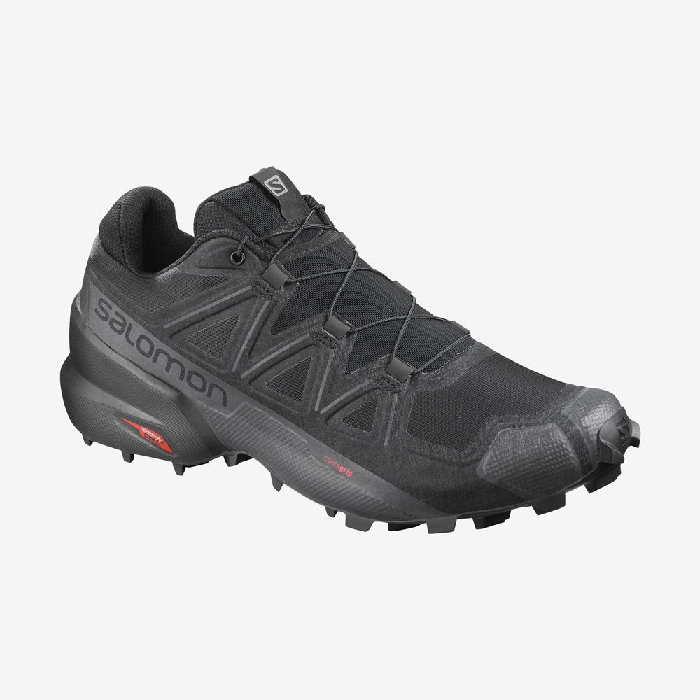 Salomon Trail Løbesko Herre Sort - SPEEDCROSS 5 WIDE (GMCDL-2109)